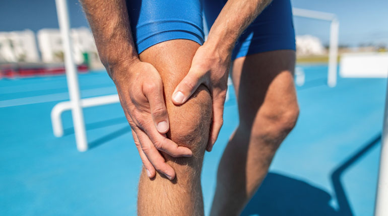 kolano skoczka - just be fit