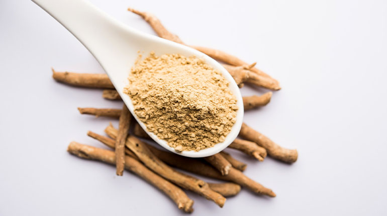 sproszkowany korzeń ashwagandhy (witania ospała)