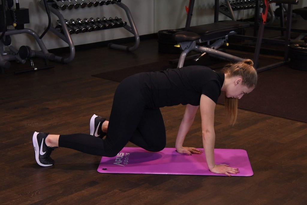 Ćwiczenie Bear crawl - just be fit