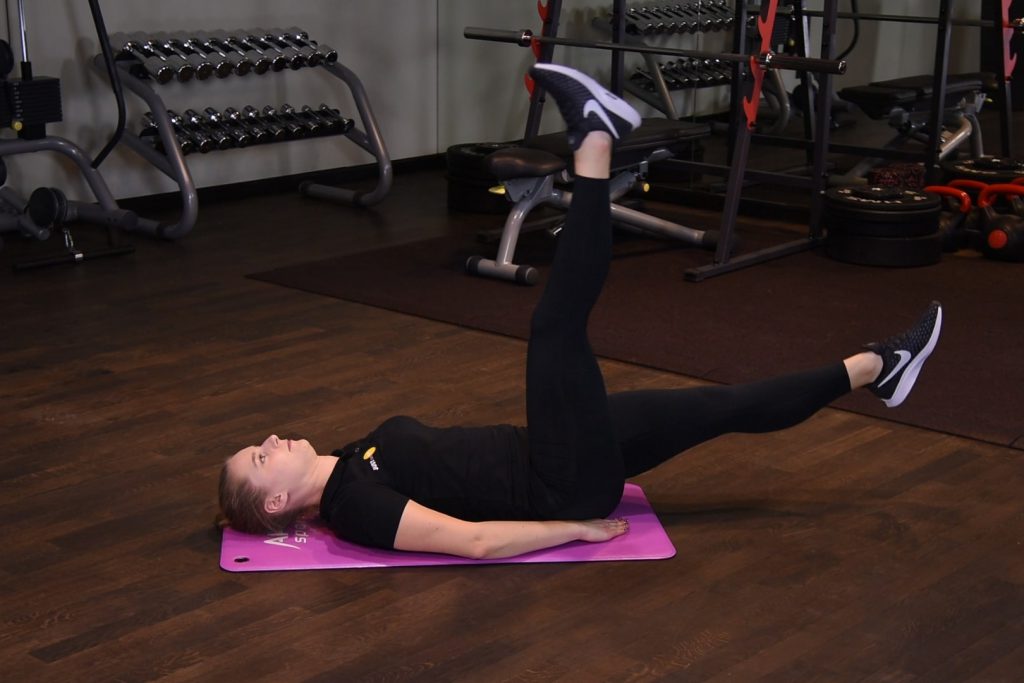 Nożyce pionowe w leżeniu tyłem