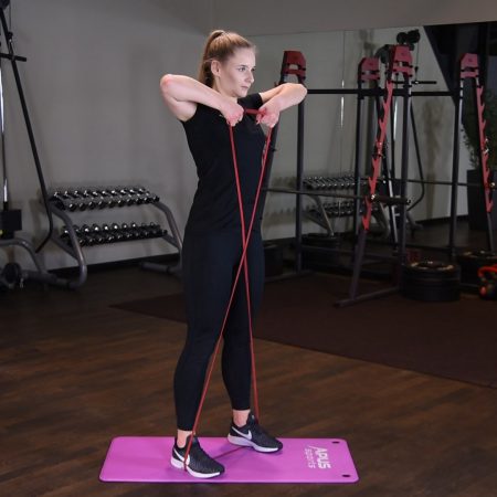 Podciąganie ramion do brody z gumą power band