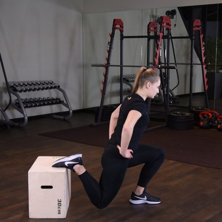 Ćwiczenie Przysiad bułgarski - just be fit