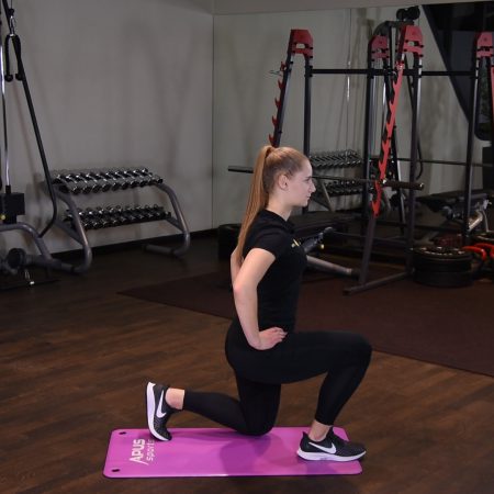 Ćwiczenie Wykroki chodzone - just be fit