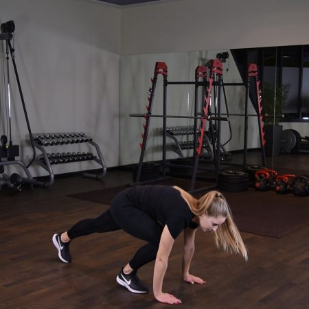 Ćwiczenie Burpee chodzony - just be fit