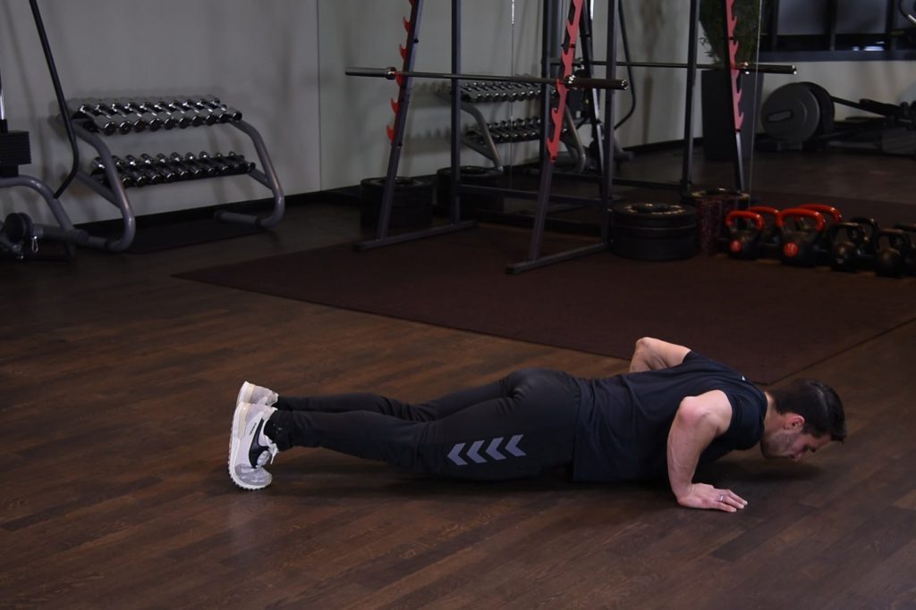 Ćwiczenie Pompka skakana - just be fit