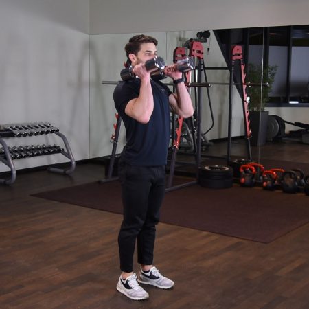 Ćwiczenie Power clean hantlami - just be fit