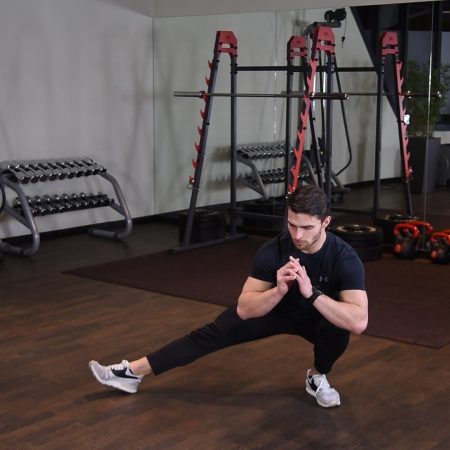 Ćwiczenie Przysiad kozacki - just be fit