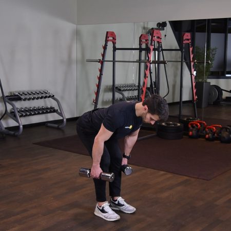 Ćwiczenie RDL z hantlami - just be fit