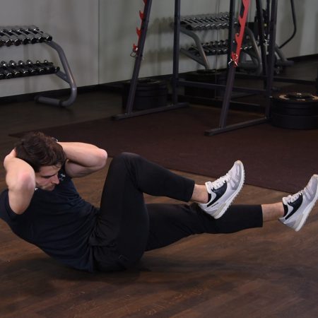 Ćwiczenie Rowerek ze spięciem brzucha - just be fit