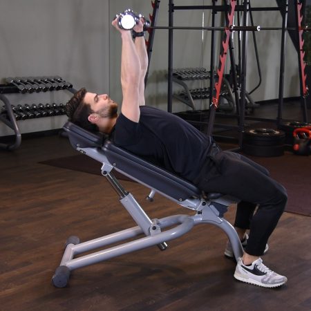 Wyciskanie hantli leżąc na ławce skośnej dodatnio