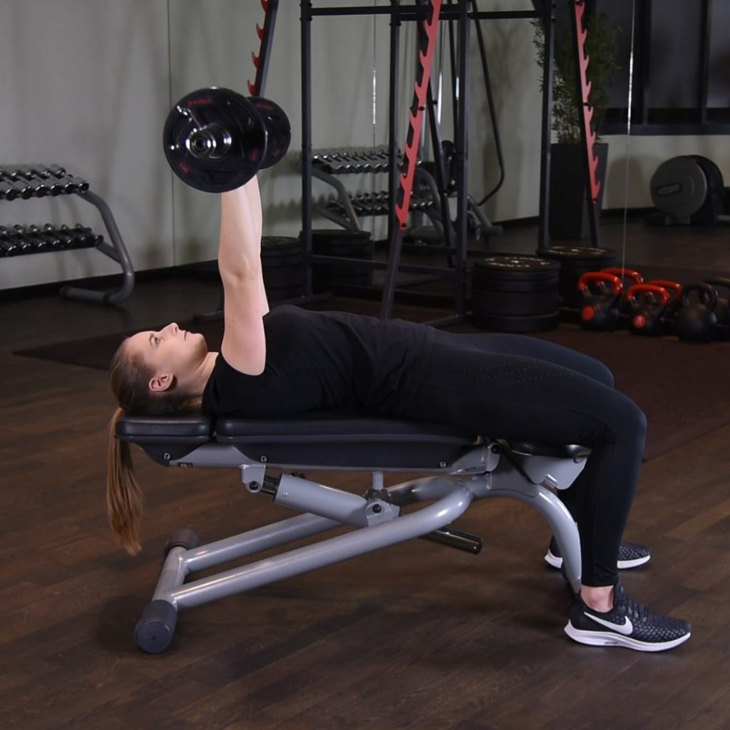 Wyciskanie sztangi na ławce płaskiej - just be fit