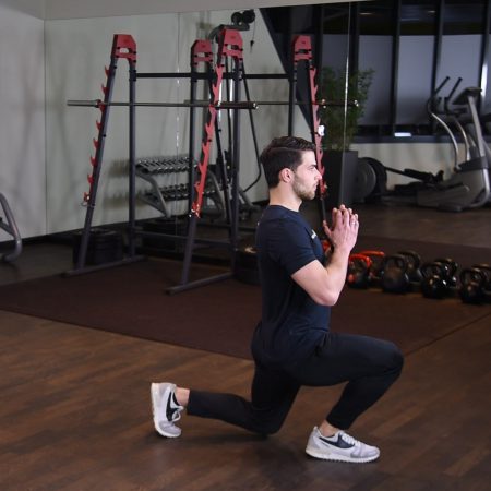 Ćwiczenie Wykroki chodzone - just be fit