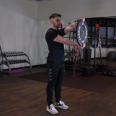 Kierownica - ćwiczenie na barki - just be fit