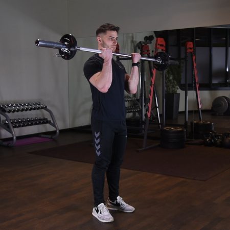 Ćwiczenie Uginanie ramion ze sztangą - just be fit