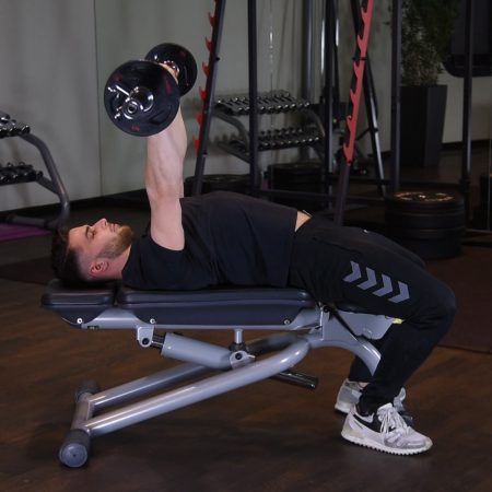 Wyciskanie sztangi leżąc na ławce płaskiej - just be fit