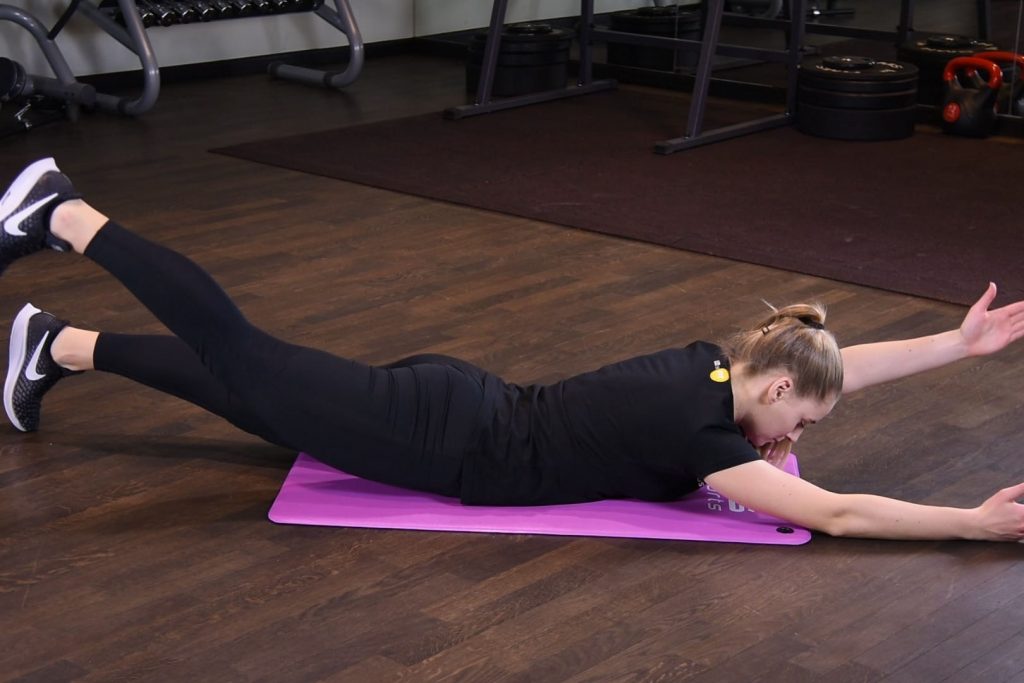 Naprzemienny superman - just be fit