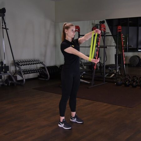 Kierownica z gumą mini-band just be fit