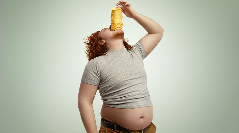 jak jeść mniej porady